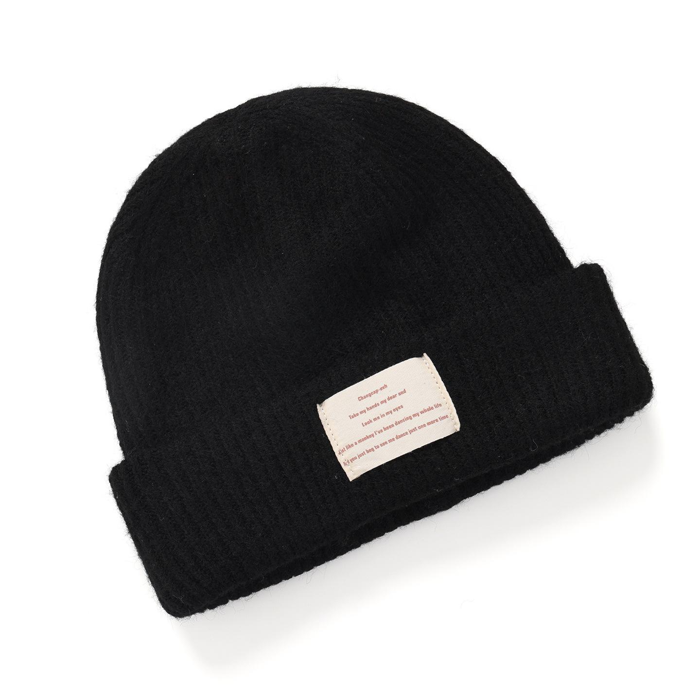 

Шерстяная Шерстяная Шапка для Женщин на Осень и Зиму Большой Окружности Головы Защита Ушей Куча Холодной Шапки Универсальная Подчеркивающая Лицо Маленькая Вязаная Шапка 56-60CM