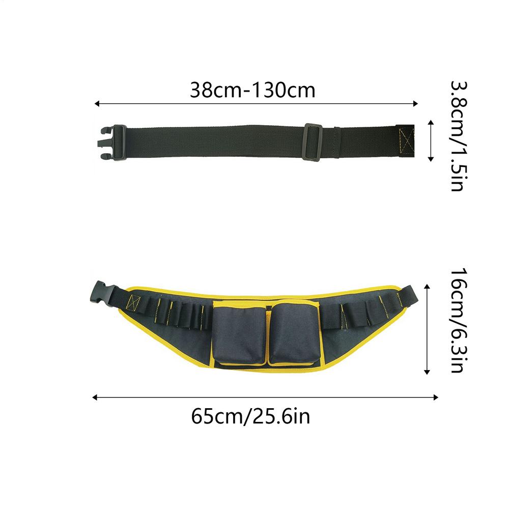 Multi-functional Tool Belt Repair Pouch Pocket Tool adjustable Bag Waterproof for craftsmen construction workers electricians