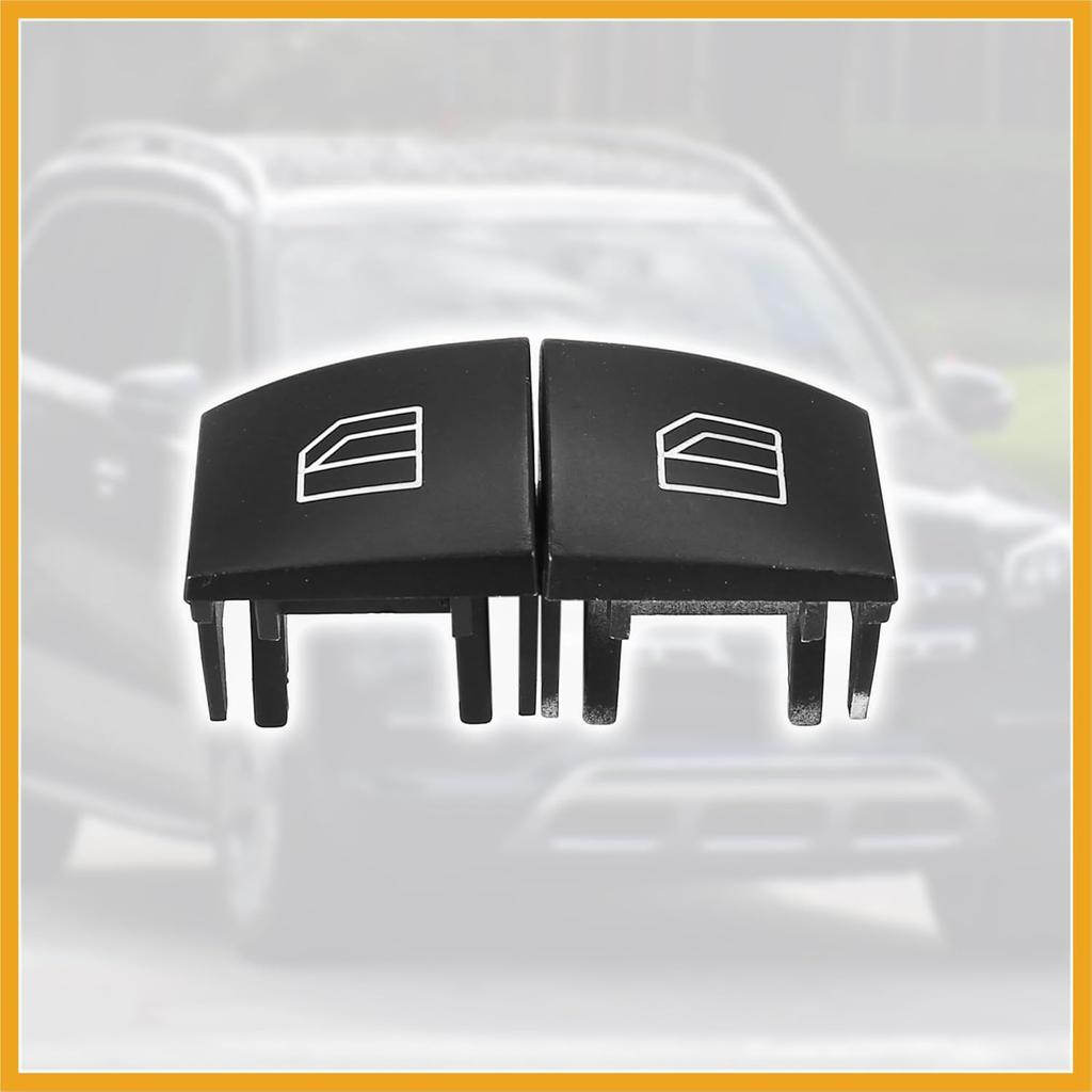 4pcs Driver Window Switch Button Covers Power Window Master Switch Repair Button Caps Lift Button for Mercedes Benz ML GL R Class W164 X164 W251