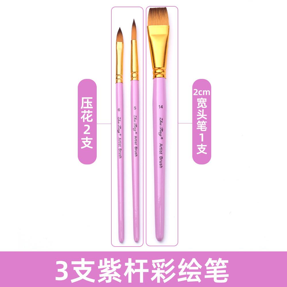 Professional Face Body Art Brush Nylon Artist Brush for Painting Acrylic Oil Watercolor Gouache
