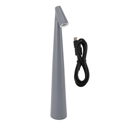 Touch Metal Table Lamp Cordless USB Rechargeable Stepless Dimming 3 Light Sources LED Desk Lamp for