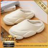 Winter Cotton Slippers: Non-slip, Waterproof, Thick-soled, Warm Velvet, Closed-toe for Men & Women