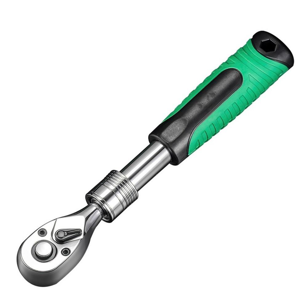 Drive Socket Ratchet Wrench with 14 Inch Extendable Handle 72 Tooth Ratchet and Quick Release for Precise Work in Tight Spaces
