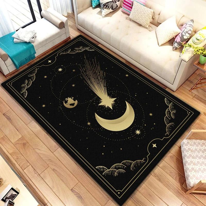Scale of Justice Magic Astrology Esoteric Carpet for Living Room Rug Bedroom Kitchen Mats Anti-Slip Rugs Yoga Mat Decorative Rug