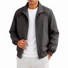 Men's Casual Flight Jacket Stand Collar Baseball Collar Jacket for Everyday Wear
