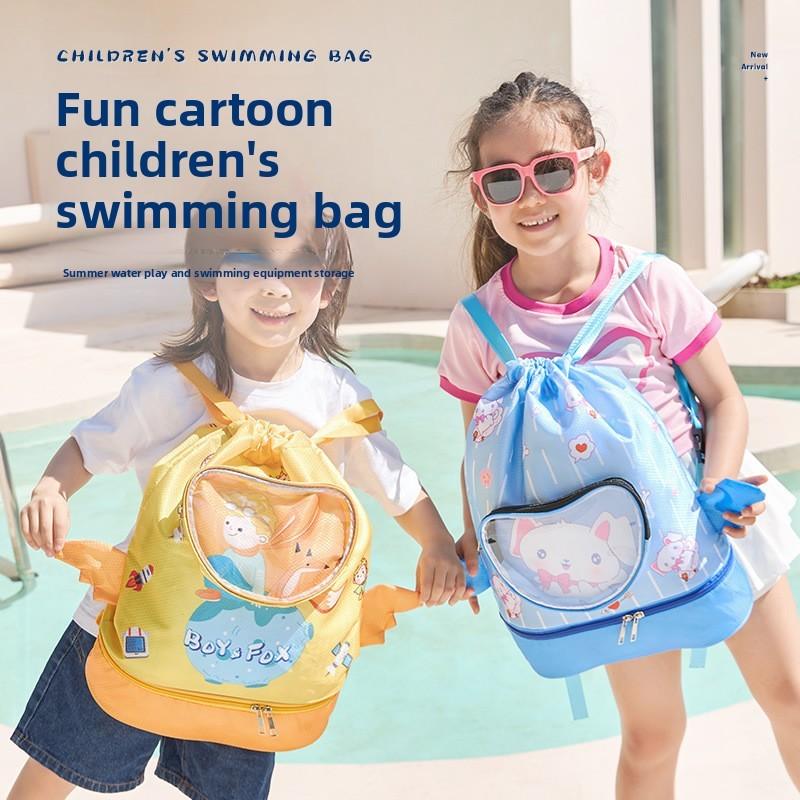 Childrens Swimming Bag With Wet Dry Separation And Shoe Compartment For Travel And Beach Fun