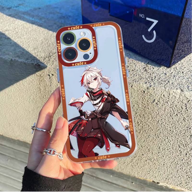 Genshin Impact Kaedehara Kazuha Phone Case for iPhone 11 12 13 Mini Pro Max 14 Pro Max Case Shell