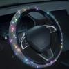 Car Steering Wheel Cover Bling Rhinestone Universal Antislip Protective Decoration for Automobiles