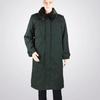 Pine Branch Green Thick Winter Cotton Coat: Warm, Genuine Cold-Protection Jacket.