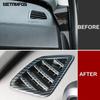 Front Air Condition AC Vent Outlet Cover Trim For Kia Carnival KA4 -2024 2025 Carbon Fiber Interior Accessories Car Styling