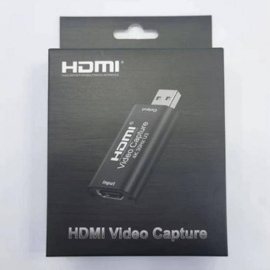 USB 3.0 HDMI Video Capture Card - 4K HD Game & Camera Streaming
