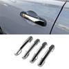 For Honda Pilot  2024 2025 2026 ABS CarbonFiber Black Car Door Handle Bowl Pull Cover Door Bowl Sticker Exterior Accessories