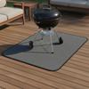 Silicone Fire Fireplace Mat Reusable Fireproof BBQ Mat Flame Retardant Deck Protector Portable Fireproof Deck Protector