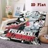 Fullmetal Alchemist 2D Flat Pattern Flannel Blanket High quality All Seasons Warmth and Comfort Perfect for Christmas Gifts.SMT0917267