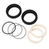 Front Fork Oil Seal Kit Stainless Steel Rubber Mountain Bike Front Fork Damper Oil Seals Replacement for 40mm Inner Tube