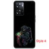 Black Case for Oppo A57 4G OppoA57 PFTM20 Cute Cartoon bumper Soft Silicon 6.56inch shockproof Full protection Cover