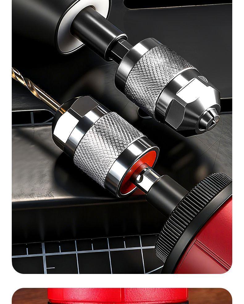 Hex Shank 3-Jaw Quick-Change Chuck Converter for Electric Drill