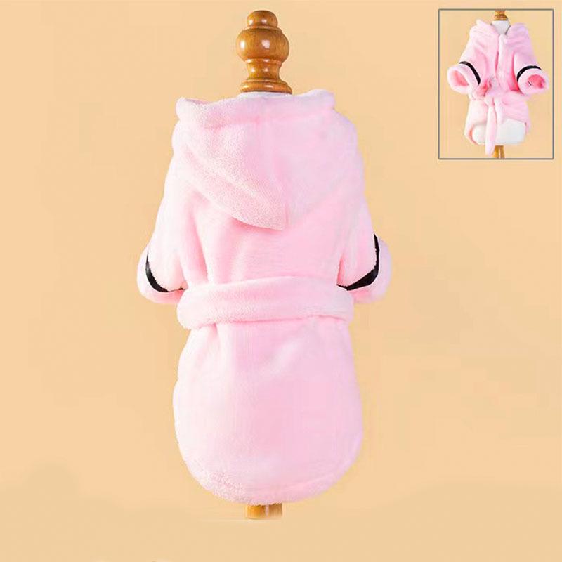 Cross-Border Pet Bathrobe: Absorbent, Quick-Drying Towel for Dogs & Cats.