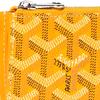 Goyard Bourbon Y Monogram Canvas And Calfskin Zip Card Holder Women Accessories Yellow BOURBOPMLTY-08CL08P