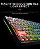 DAREU EK75RT Gamingtastatur med Rapid Trigger Magnetisk Bryter Justerbar Aktivering Tenkeyless TKL Kablet USB Engelsk Layout RGB Volumjustering