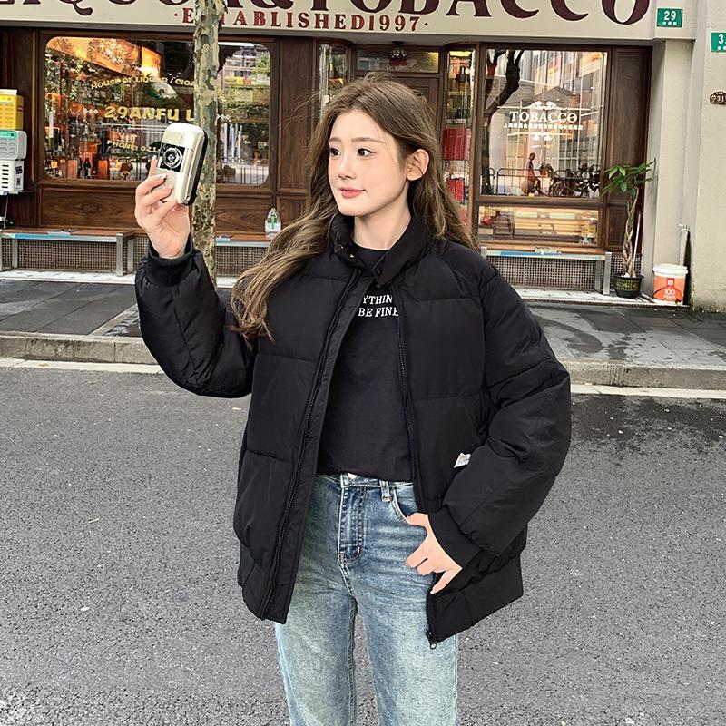 Winter new cotton-padded clothes women's warm cotton-padded jackets simple and versatile bread clothes thickened cotton-padded jackets