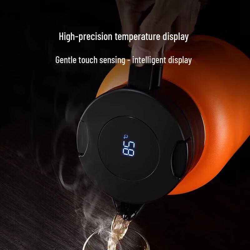Smart Touch Temp Display Titanium Stew Tea Pot