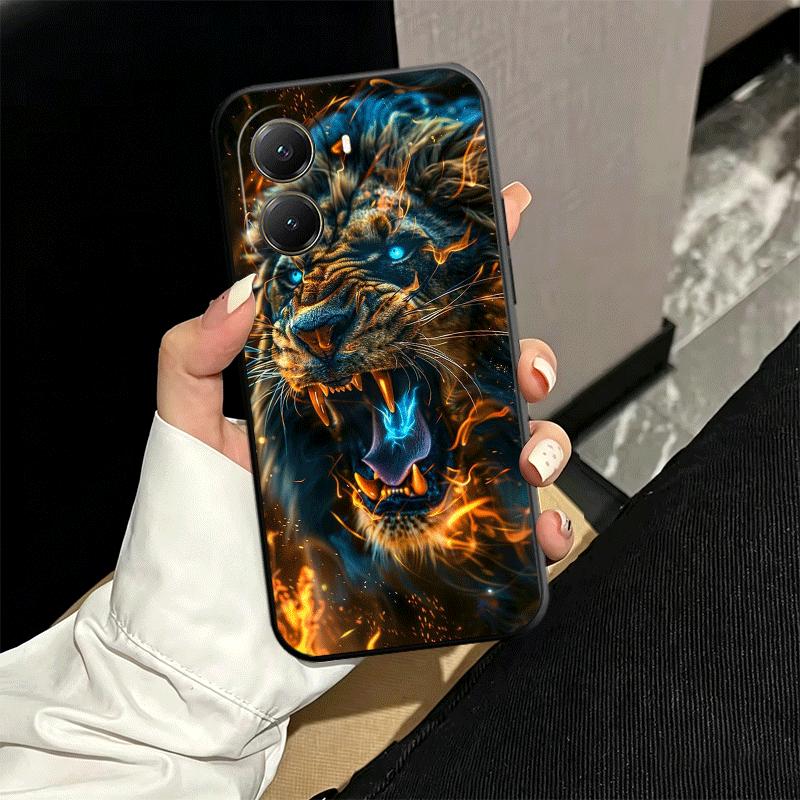 Löwe Männlich Mann König Weiche Handyhülle für Xiaomi Poco X5 X6 X7 X8 Pro Max X3 F7 F8 Ultra M8 M7 M6 M5 Redmi 15 15C 14C 13C 12C X4 F6