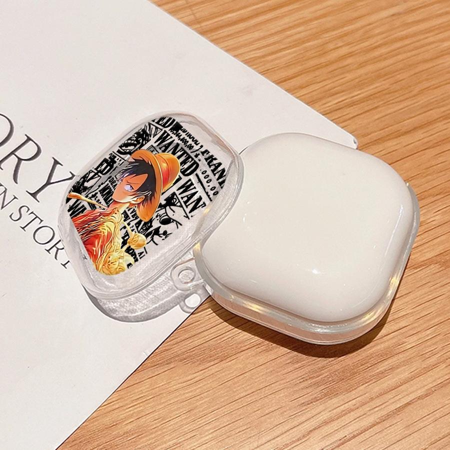 Case For Samsung Galaxy Buds Live 3 FE 3Pro 2 4 Pro 4Pro 2Pro Clear Earphone Cases Cover With Hook O-One Pieces
