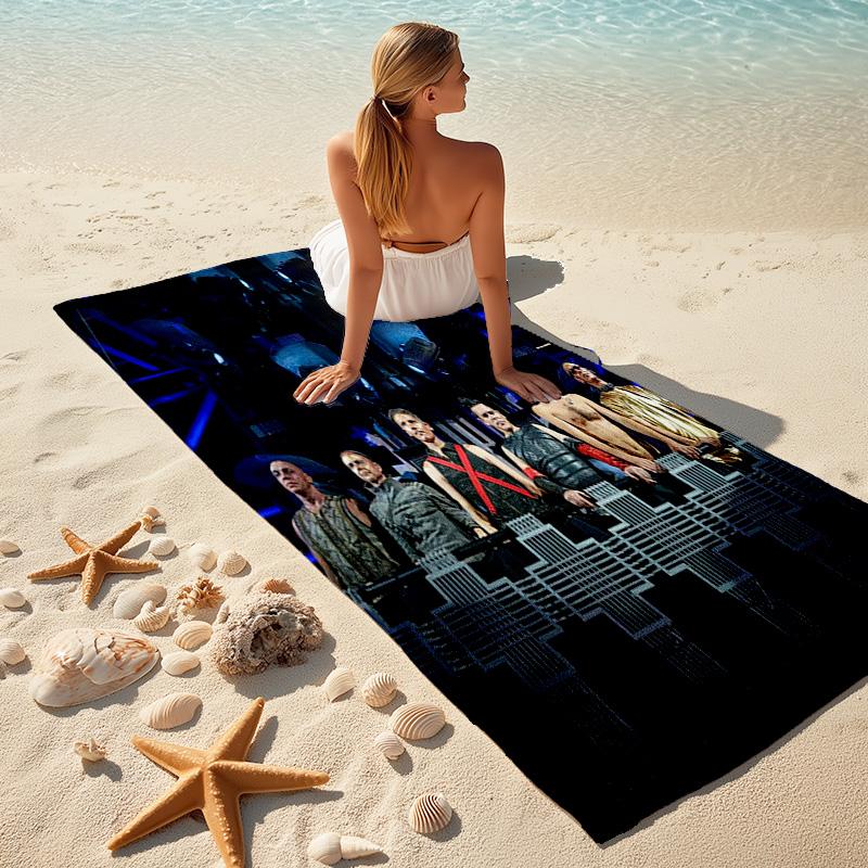Till Lindemann, Lead Singer of the German Heavy Metal Rock Band Rammstein, Outdoor Camping Vacation Swimming Beach Scarf Decorative Blanket F15