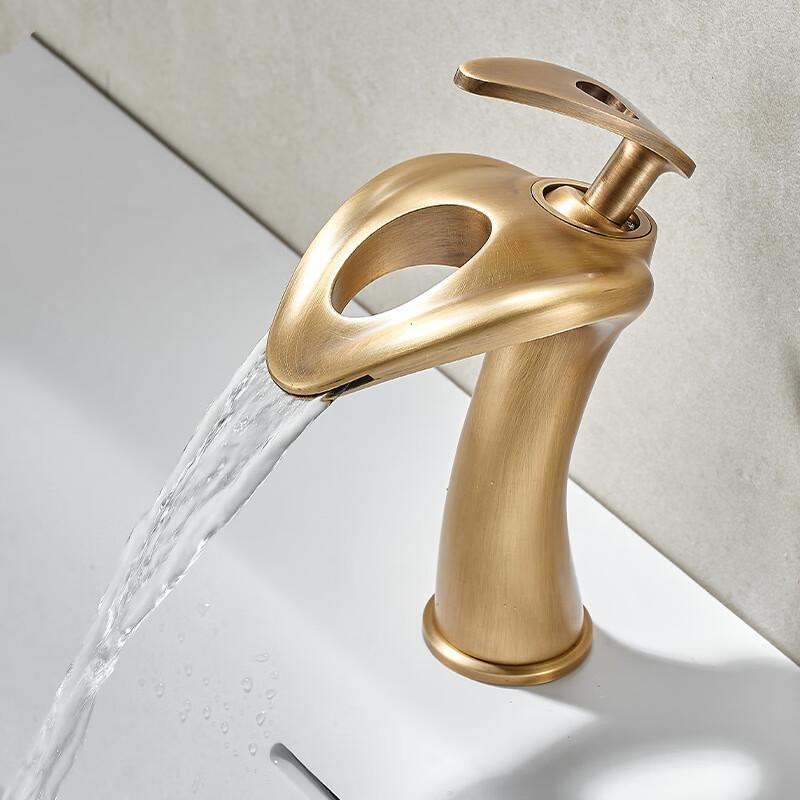 MDNG Antique Waterfall Basin Faucet