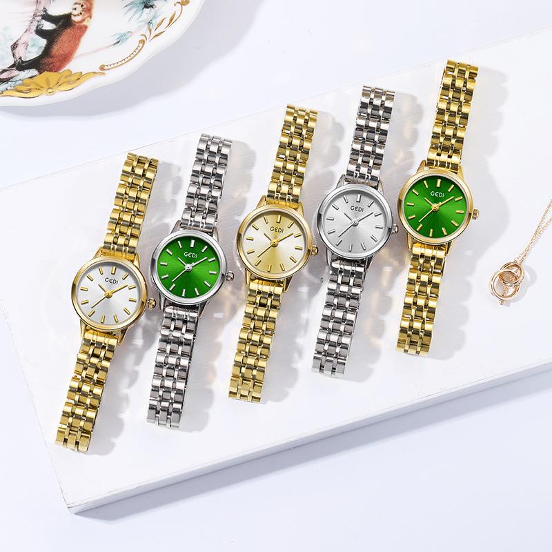 Watch Simple Temperament Steel Belt Watch Waterproof Exquisite Fashion Wind Ladies Quartz Watch