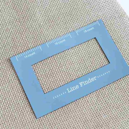 Cross Stitch Line Finder Magnetic Ruler Cross Stitch Chart Tool Sewing Embroidery Tool Cross Stitch Positioning Tool for Beginners Pros