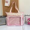 Cute Butterfly Knot Tote Bag With Nylon Material For Daily Use