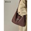 Female Bag Autumn Winter Retro Saddle Bag Large Capacity All-Match Shoulder Messenger Bag