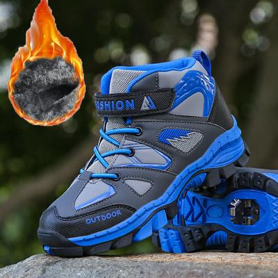 31-40 Winter Plus Übergröße Kinder und Jugendliche Mode Plus Samt Warm High Top Outdoor Sport Wanderschuhe Wanderschuhe