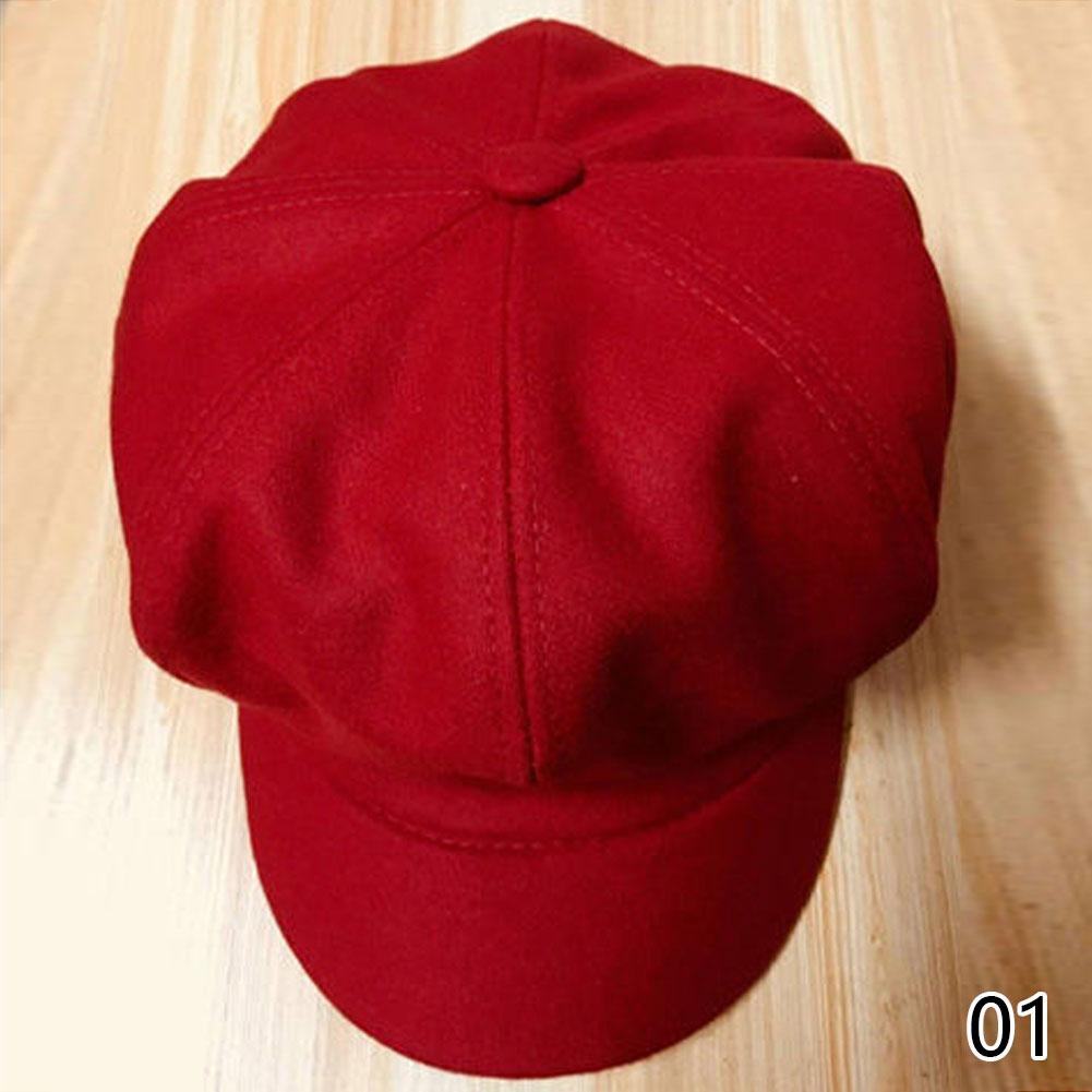 

Женские кепки-ньюсбой, восьмиугольные, пекарские, с козырьком, береты, шляпы для вождения, женские солнцезащитные шляпы, кепка художника для тура красный