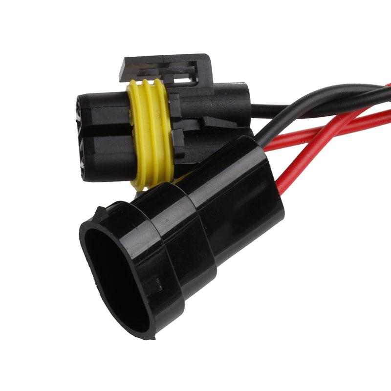 H8 H11 Light Canbus Load Resistor Flicker Can-bus Bypass Wiring Harness Warning Canceler Harness Car Electronics