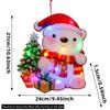 2025 Christmas Luminous Door Hanging Decorations Christmas Home Diy Decorations Scene Layout Decorations