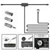 New 25-26 DAB FM Radio Antenna FM Dipole Aerial Audio Plug Connector for Stereo Receiver