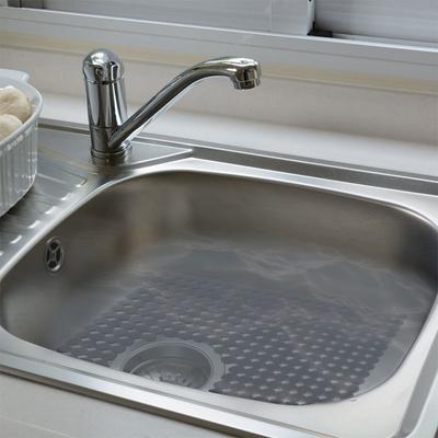 PVC Anti-Slip Sink Mat Anti-scalding Heat Insulation Pad For Kitchen Dinnerware