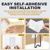 Self-Adhesive Picture Frame Bracket Adjustable Easel Back Stand Picture Display Holder  Wall Decor