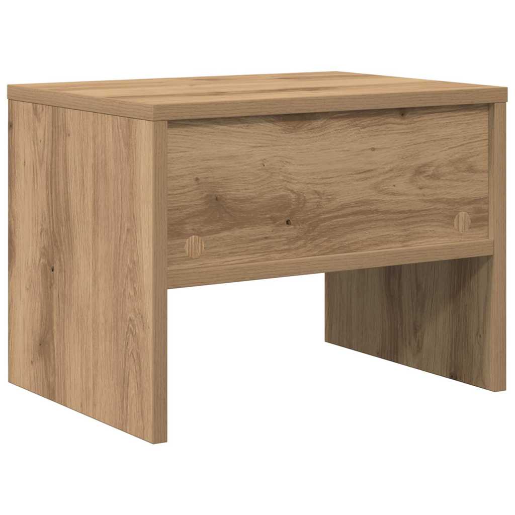 Nightstand Artisan Oak 40 x 40 x 30 cm Wood Based Material