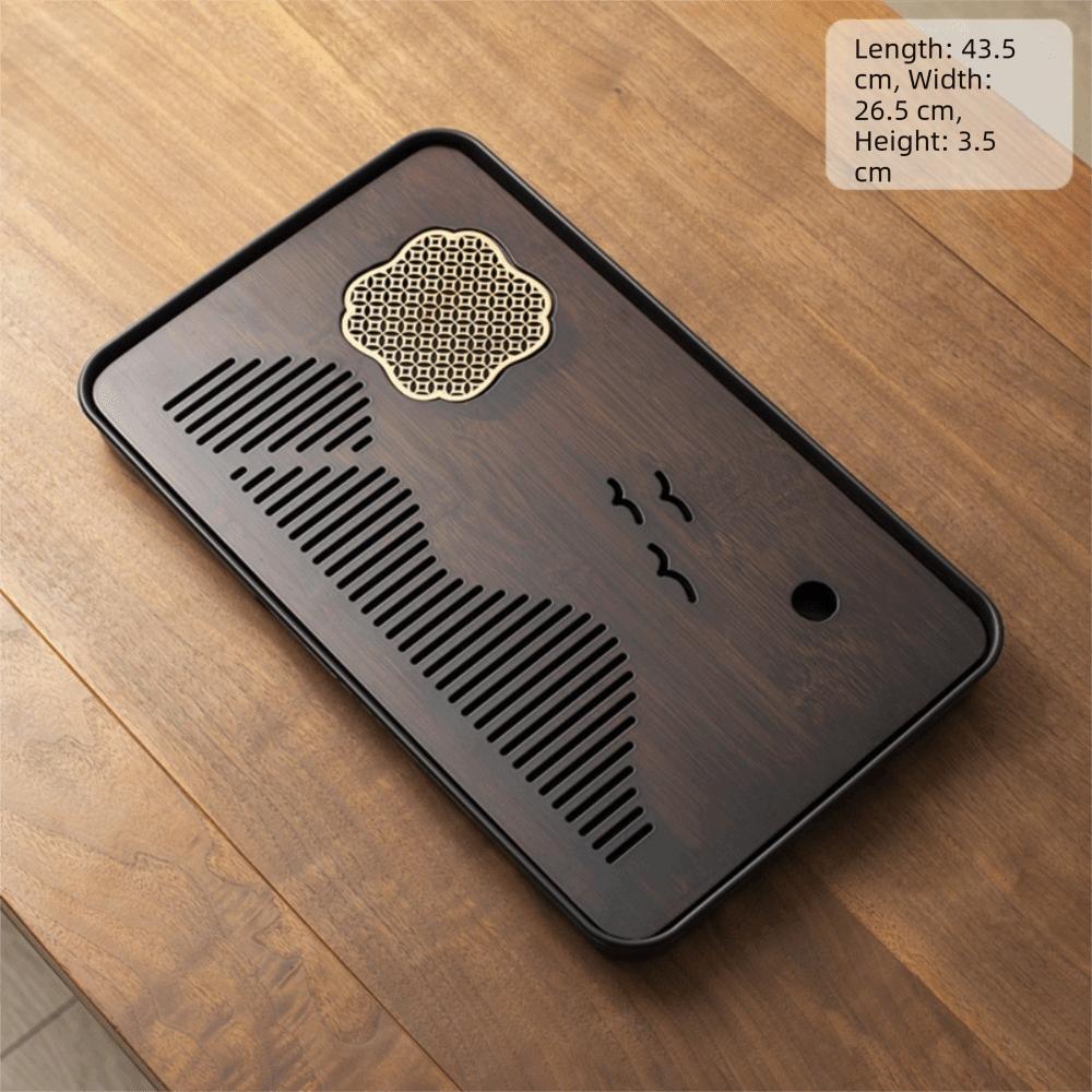 Tragbare Trockenbrühplattform mit Wasserspeicher Bambustablett Teetablett Teezeremonie