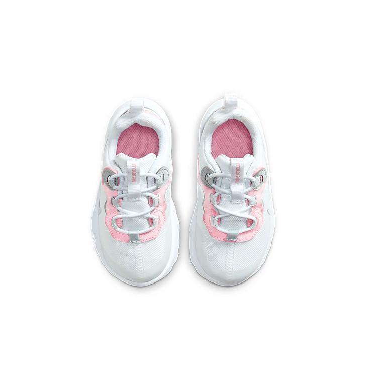 Nike React Element 55 Low top Running Shoes Gray Pink Infant And Toddler CK4083-102