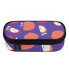 Pencil Case 300D Polyester High Capacity Smooth Zipper with Main Pocket Mesh Layer and Removable Pen Divider for Daily School Use