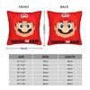 Marios Pillowcase Polyester Cushion Cover Decoration Video Games Throw Pillow Case Cover Home Zippered 18'