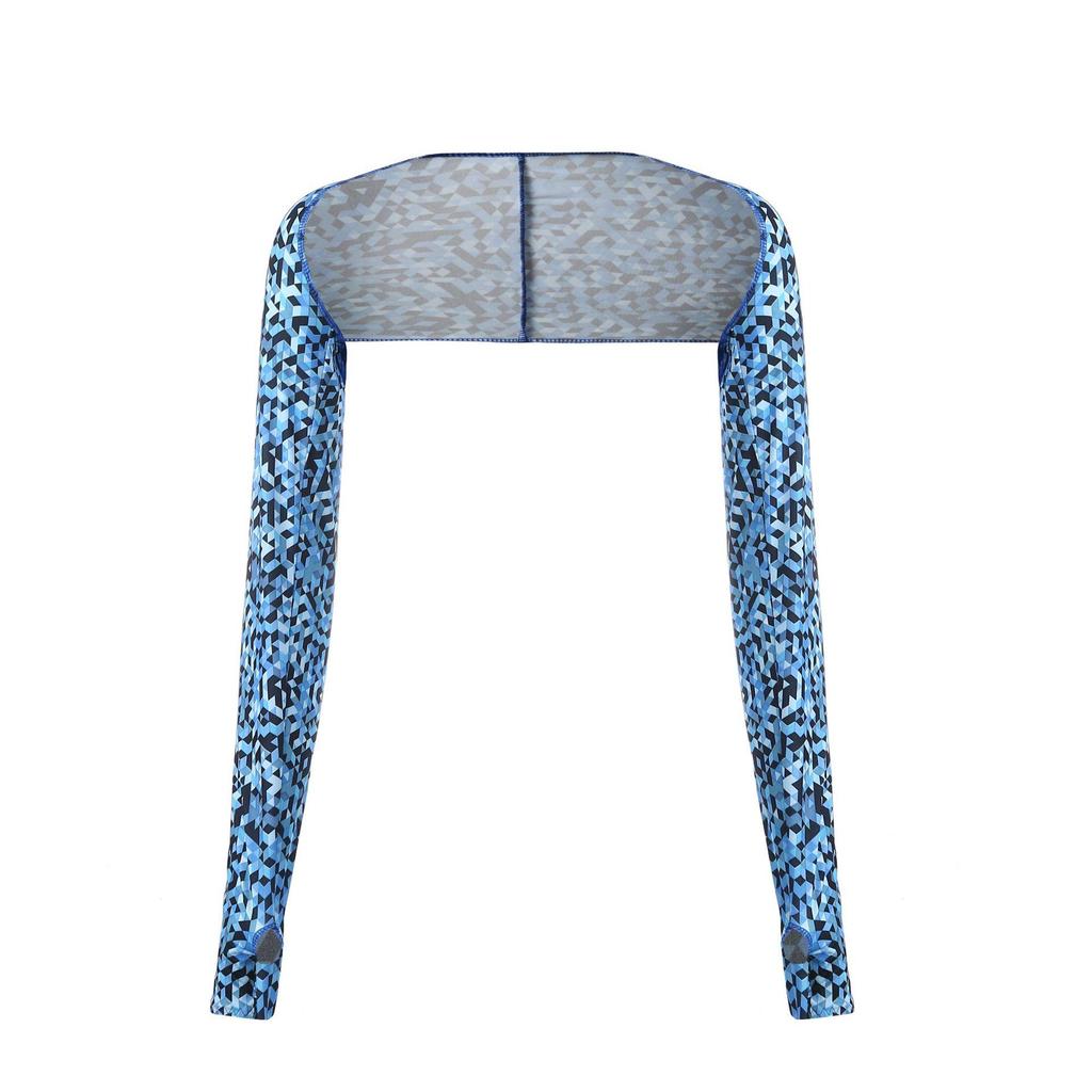 Summer Cycling Sun Protection Shawl with Sleeves - Multi-Purpose Ice Silk Sunshade