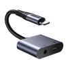 Adapter Audio 2W1 Joyroom Sy-L01 Lightning To 3.5Mm + Lightning (Black)