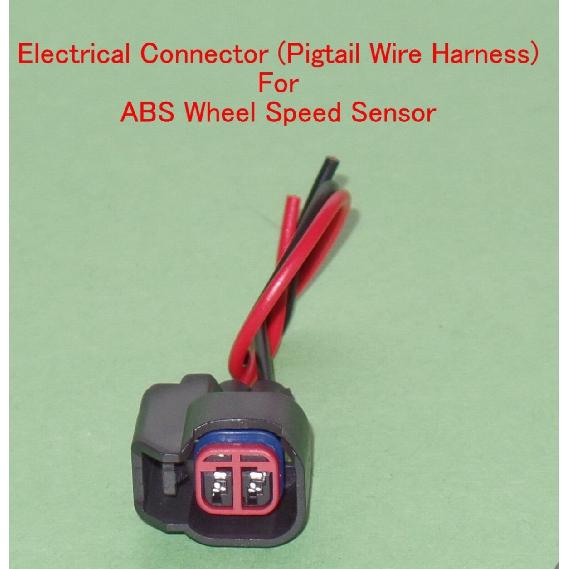 Connector of ABS Wheel Speed Sensor ALS2596 Front Right Fits: Fusion MKZ 13-18