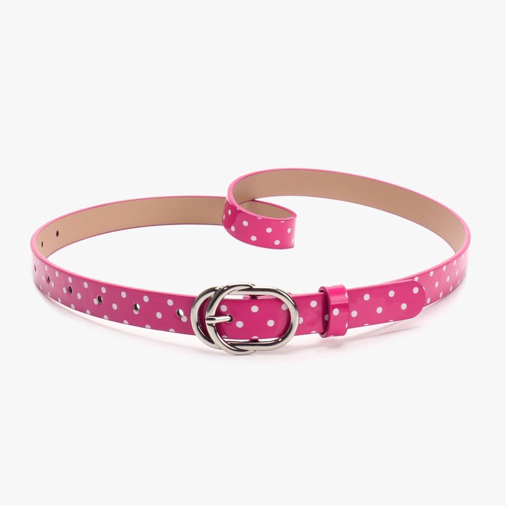 Millennial-Style Polka Dot Belt Dopamine Retro Thin Belt Skirts Waistband Jeans Accessories